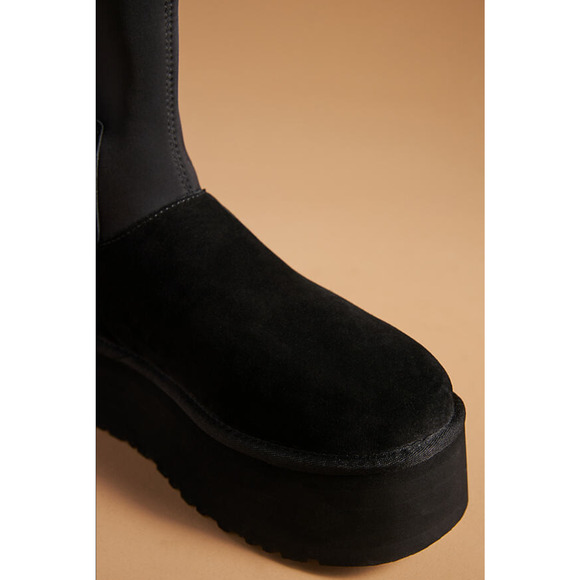 New UGG Classic Dipper Black Stretch Boots - 39EU (8.5-9.0 US) - Picture 4 of 7